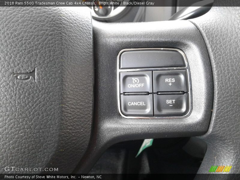 Bright White / Black/Diesel Gray 2018 Ram 5500 Tradesman Crew Cab 4x4 Chassis