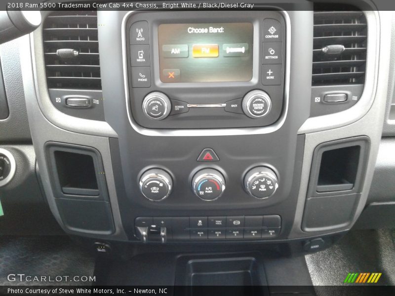 Bright White / Black/Diesel Gray 2018 Ram 5500 Tradesman Crew Cab 4x4 Chassis