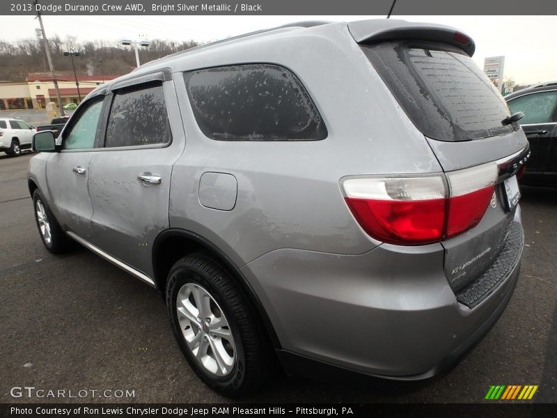 Bright Silver Metallic / Black 2013 Dodge Durango Crew AWD