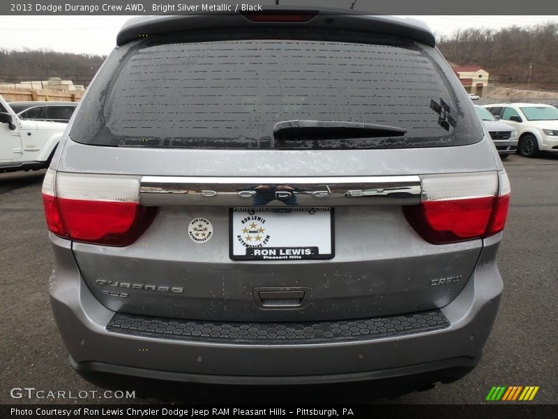 Bright Silver Metallic / Black 2013 Dodge Durango Crew AWD