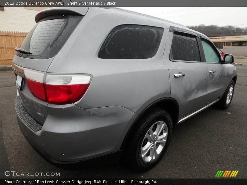 Bright Silver Metallic / Black 2013 Dodge Durango Crew AWD