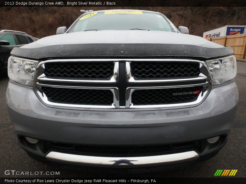 Bright Silver Metallic / Black 2013 Dodge Durango Crew AWD