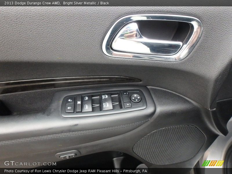 Bright Silver Metallic / Black 2013 Dodge Durango Crew AWD