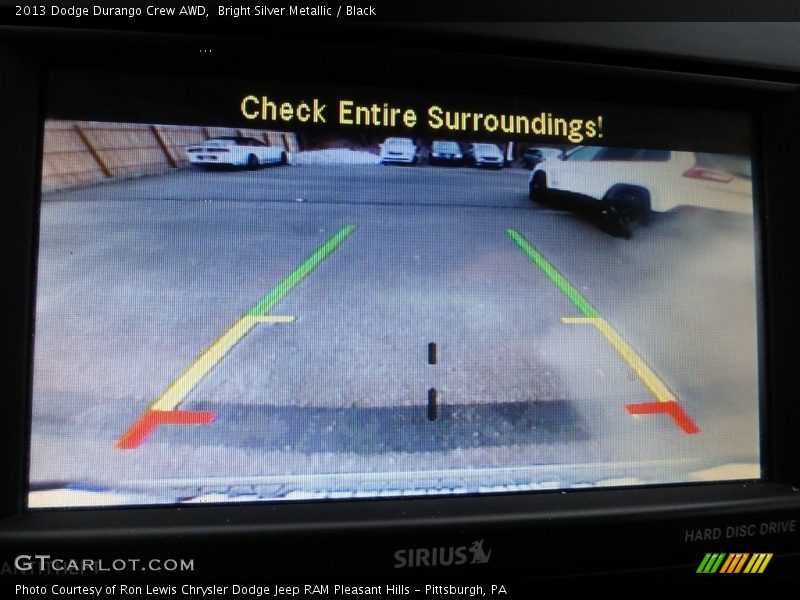 Bright Silver Metallic / Black 2013 Dodge Durango Crew AWD
