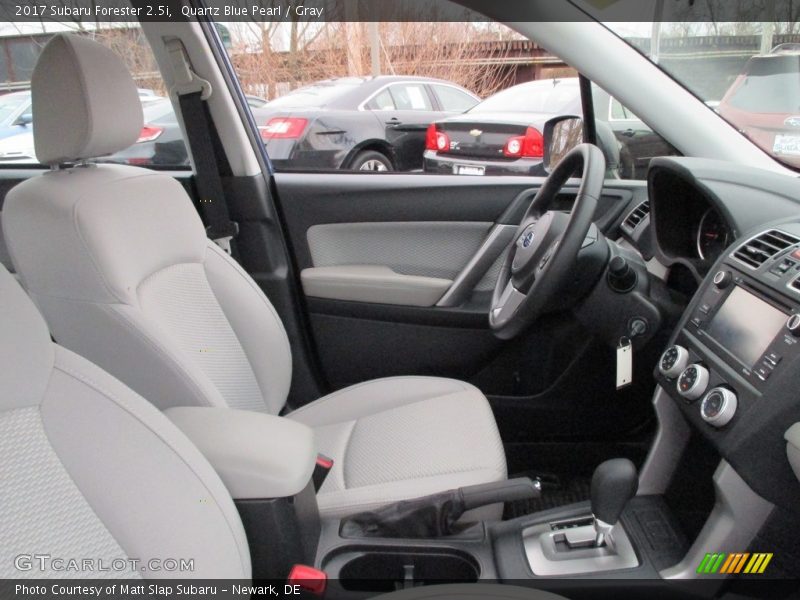 Quartz Blue Pearl / Gray 2017 Subaru Forester 2.5i