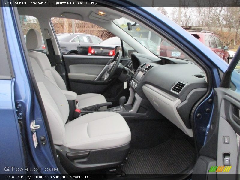 Quartz Blue Pearl / Gray 2017 Subaru Forester 2.5i