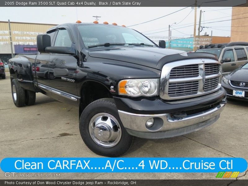 Black / Dark Slate Gray 2005 Dodge Ram 3500 SLT Quad Cab 4x4 Dually