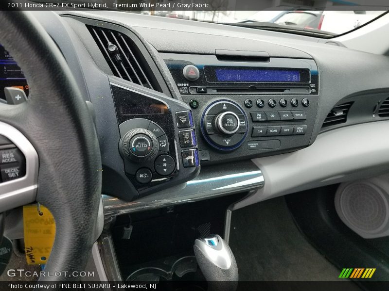 Premium White Pearl / Gray Fabric 2011 Honda CR-Z EX Sport Hybrid
