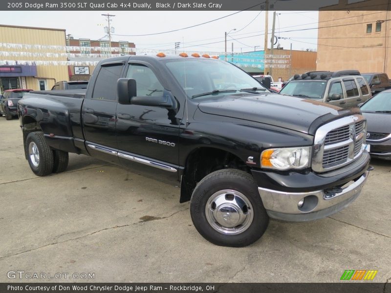 Black / Dark Slate Gray 2005 Dodge Ram 3500 SLT Quad Cab 4x4 Dually