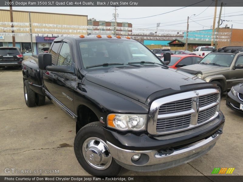 Black / Dark Slate Gray 2005 Dodge Ram 3500 SLT Quad Cab 4x4 Dually