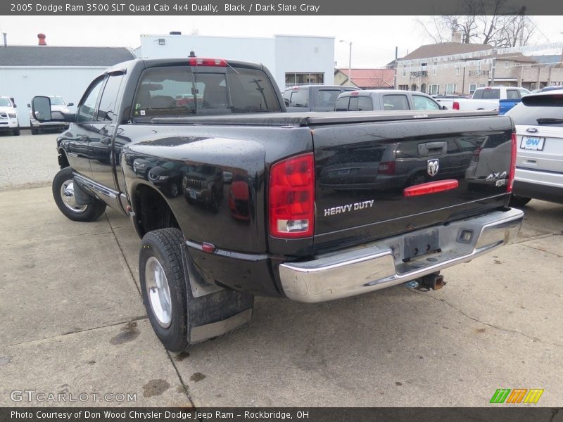 Black / Dark Slate Gray 2005 Dodge Ram 3500 SLT Quad Cab 4x4 Dually