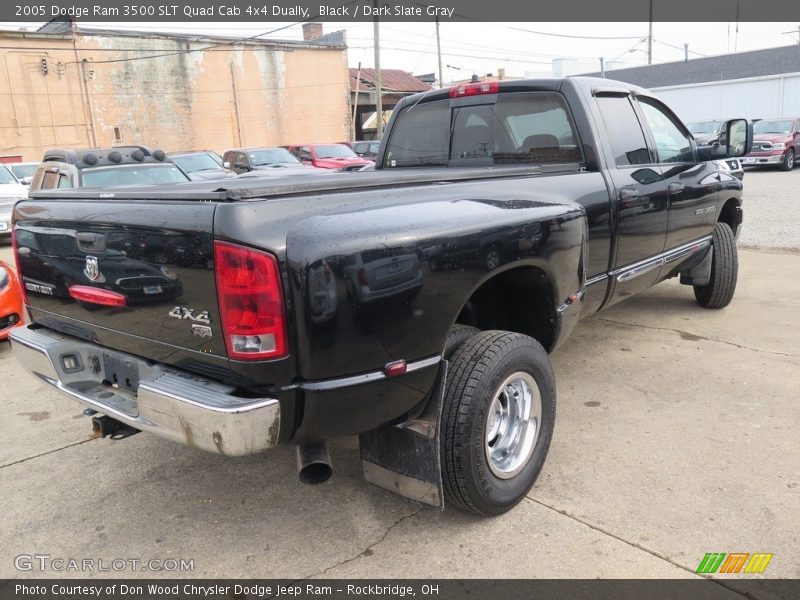 Black / Dark Slate Gray 2005 Dodge Ram 3500 SLT Quad Cab 4x4 Dually