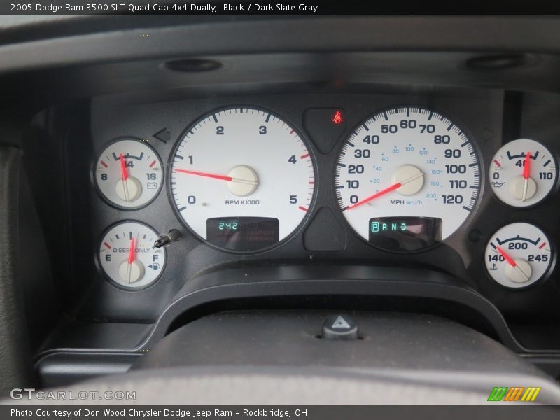 Black / Dark Slate Gray 2005 Dodge Ram 3500 SLT Quad Cab 4x4 Dually