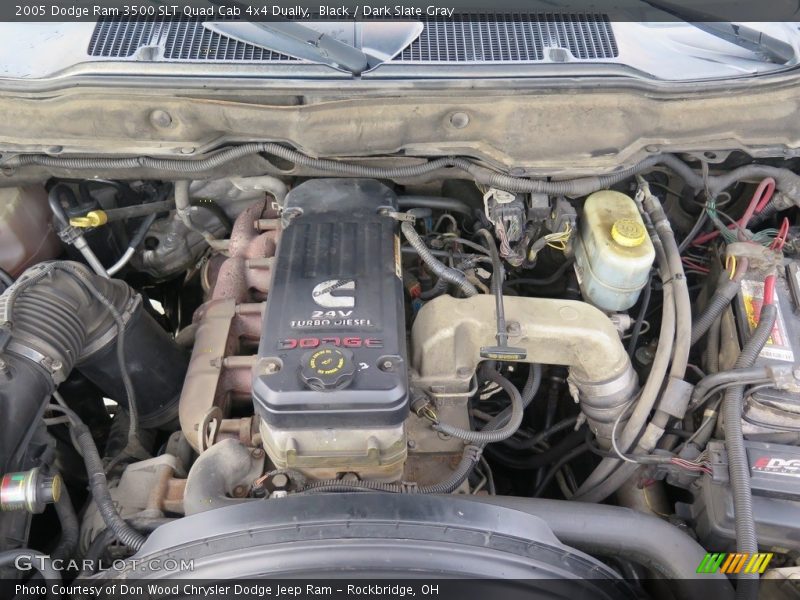Black / Dark Slate Gray 2005 Dodge Ram 3500 SLT Quad Cab 4x4 Dually