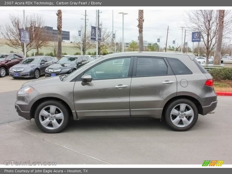 Carbon Gray Pearl / Ebony 2007 Acura RDX Technology