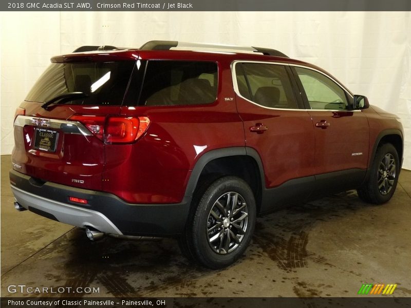 Crimson Red Tintcoat / Jet Black 2018 GMC Acadia SLT AWD