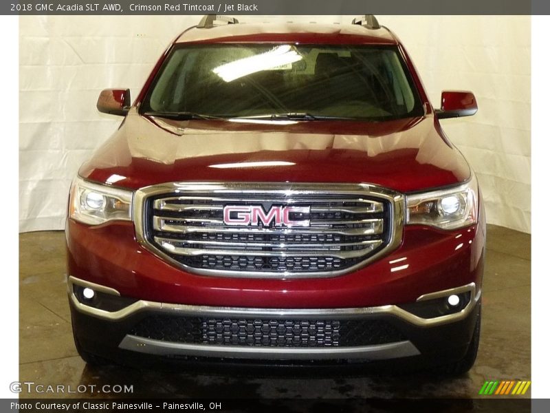 Crimson Red Tintcoat / Jet Black 2018 GMC Acadia SLT AWD