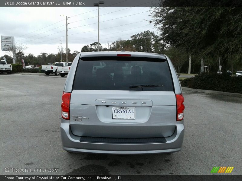 Billet / Black 2018 Dodge Grand Caravan SE