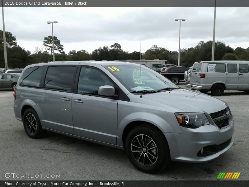 Billet / Black 2018 Dodge Grand Caravan SE