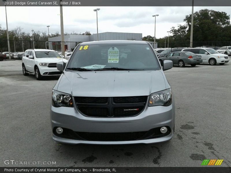 Billet / Black 2018 Dodge Grand Caravan SE