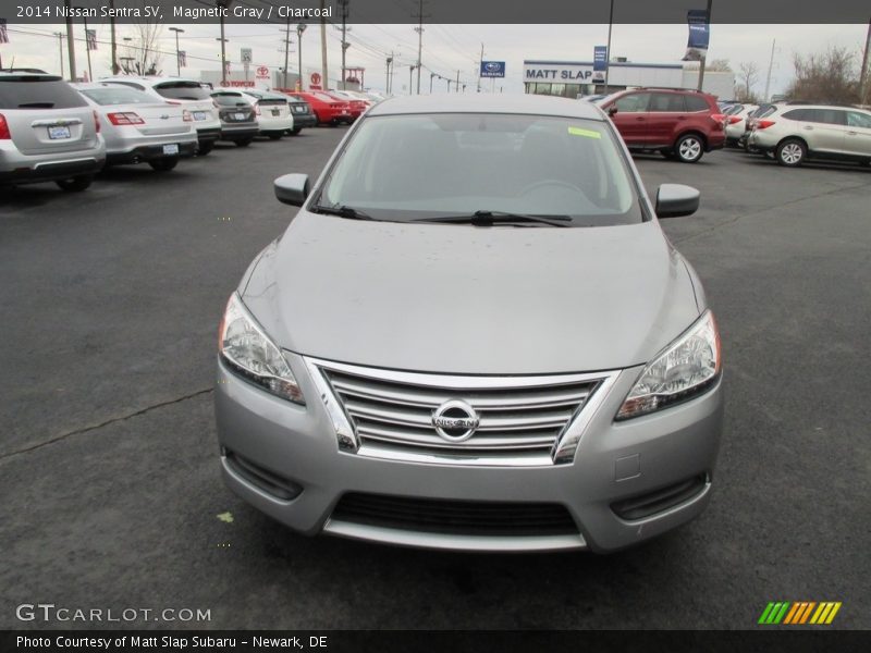 Magnetic Gray / Charcoal 2014 Nissan Sentra SV