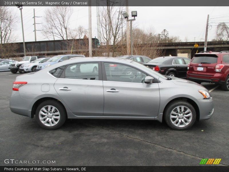 Magnetic Gray / Charcoal 2014 Nissan Sentra SV