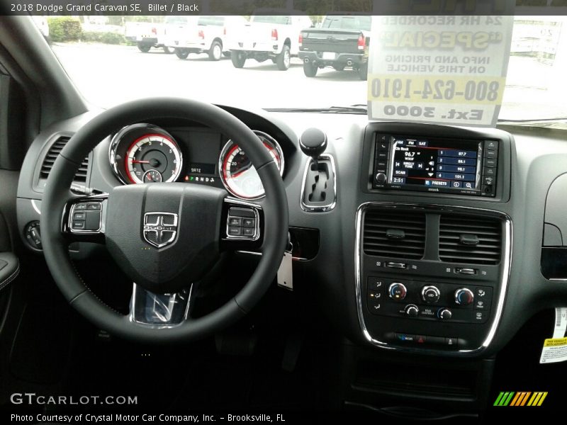 Billet / Black 2018 Dodge Grand Caravan SE