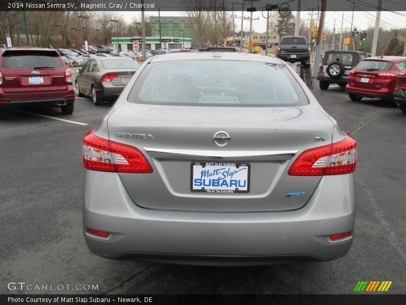 Magnetic Gray / Charcoal 2014 Nissan Sentra SV