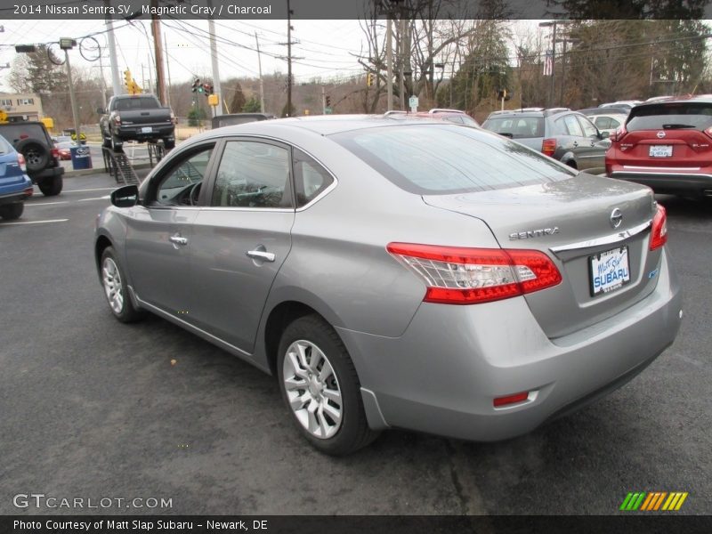Magnetic Gray / Charcoal 2014 Nissan Sentra SV