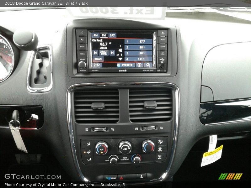 Billet / Black 2018 Dodge Grand Caravan SE