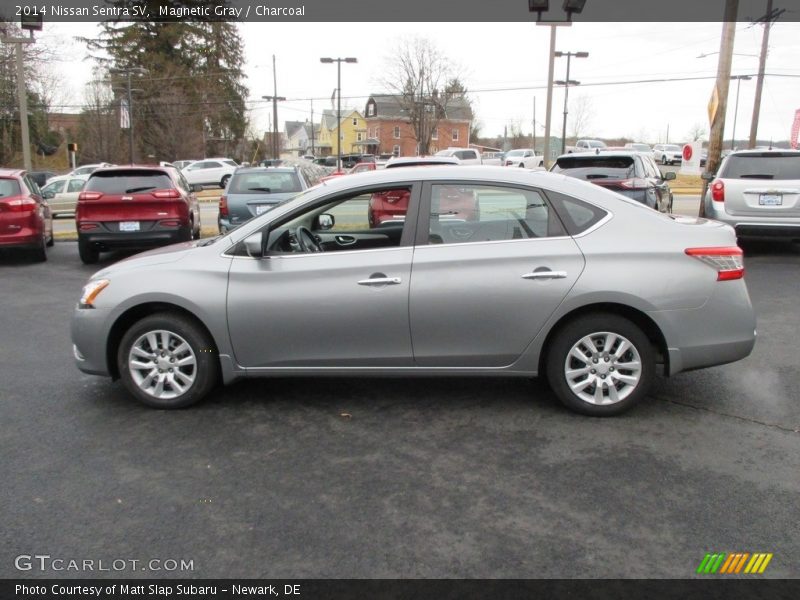 Magnetic Gray / Charcoal 2014 Nissan Sentra SV