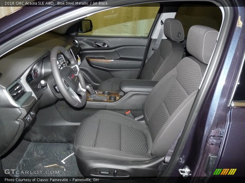 Blue Steel Metallic / Jet Black 2018 GMC Acadia SLE AWD