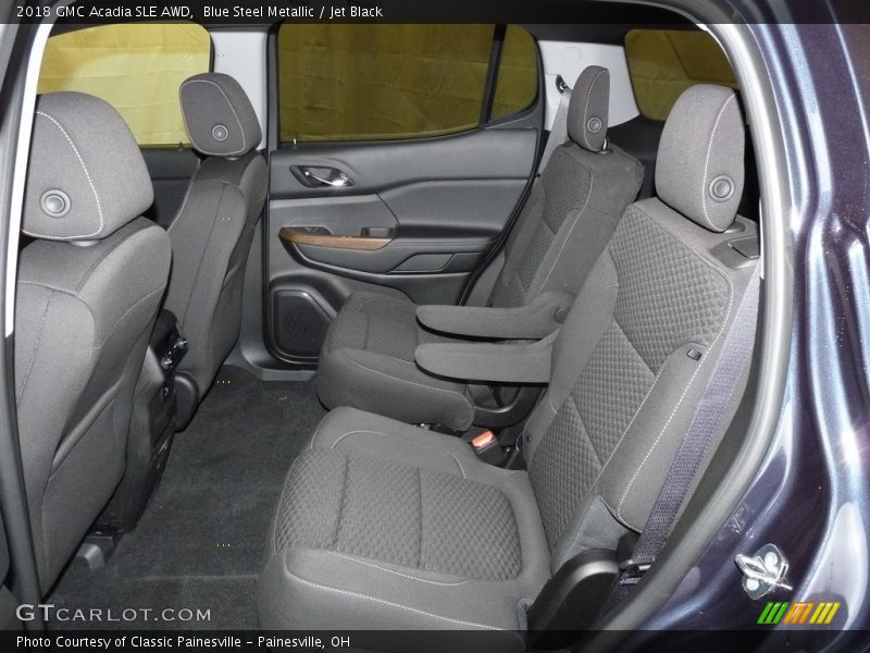 Blue Steel Metallic / Jet Black 2018 GMC Acadia SLE AWD