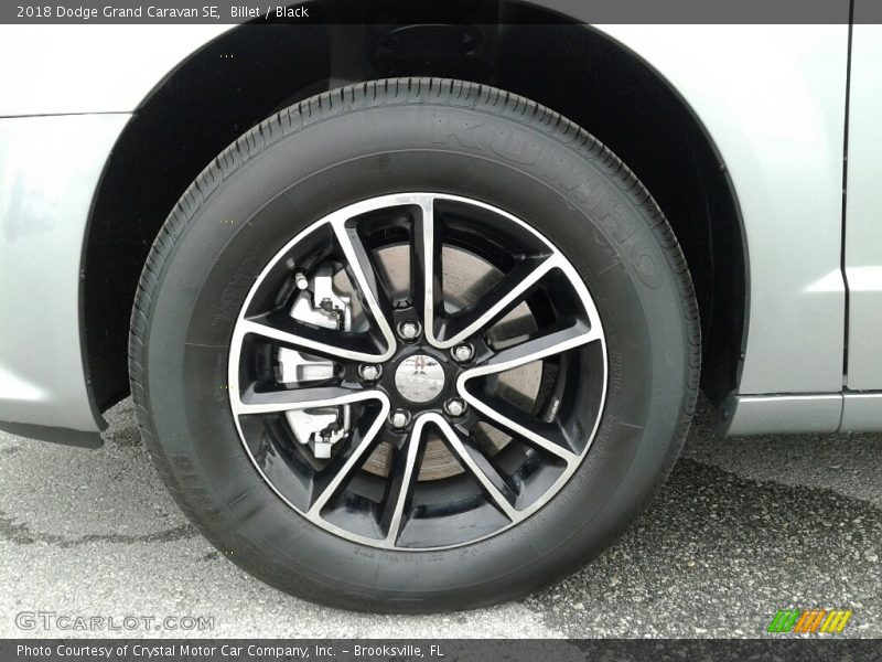 Billet / Black 2018 Dodge Grand Caravan SE