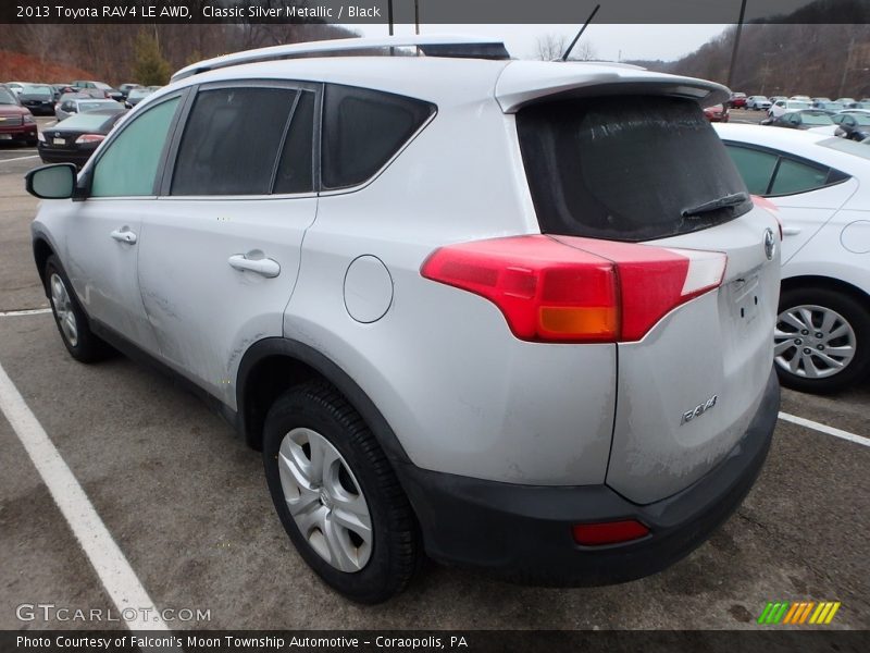 Classic Silver Metallic / Black 2013 Toyota RAV4 LE AWD