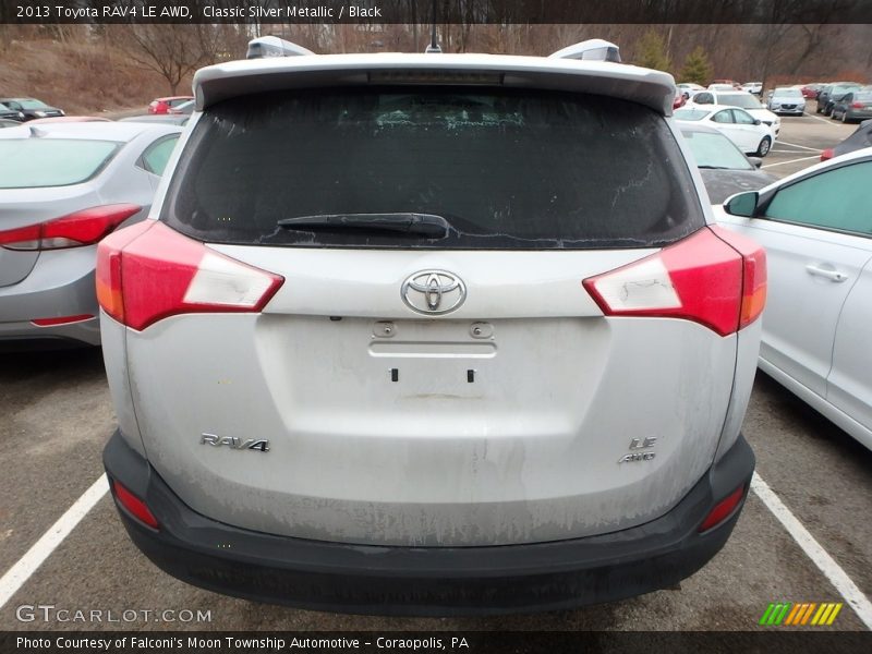 Classic Silver Metallic / Black 2013 Toyota RAV4 LE AWD