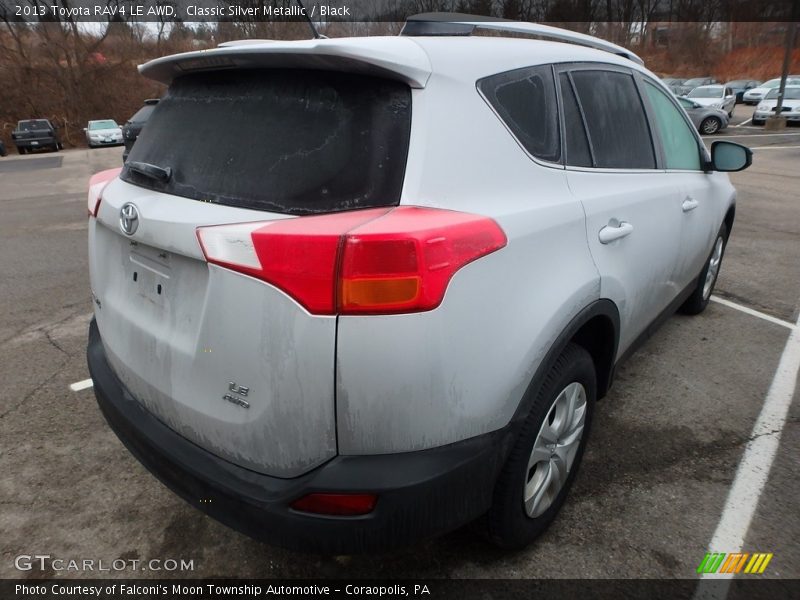 Classic Silver Metallic / Black 2013 Toyota RAV4 LE AWD