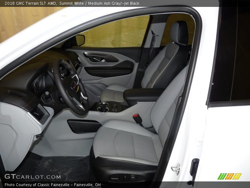 Summit White / Medium Ash Gray/­Jet Black 2018 GMC Terrain SLT AWD