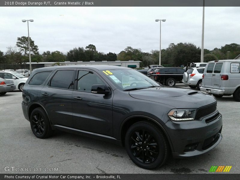 Granite Metallic / Black 2018 Dodge Durango R/T