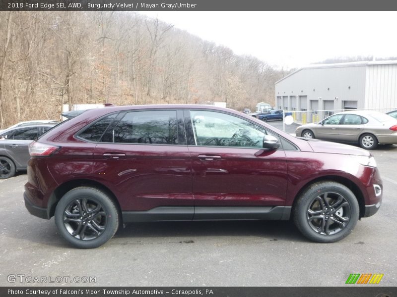  2018 Edge SEL AWD Burgundy Velvet