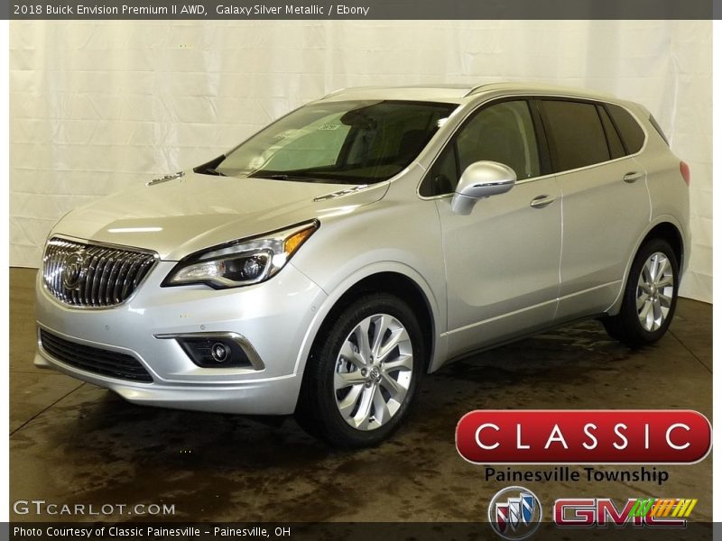 Galaxy Silver Metallic / Ebony 2018 Buick Envision Premium II AWD