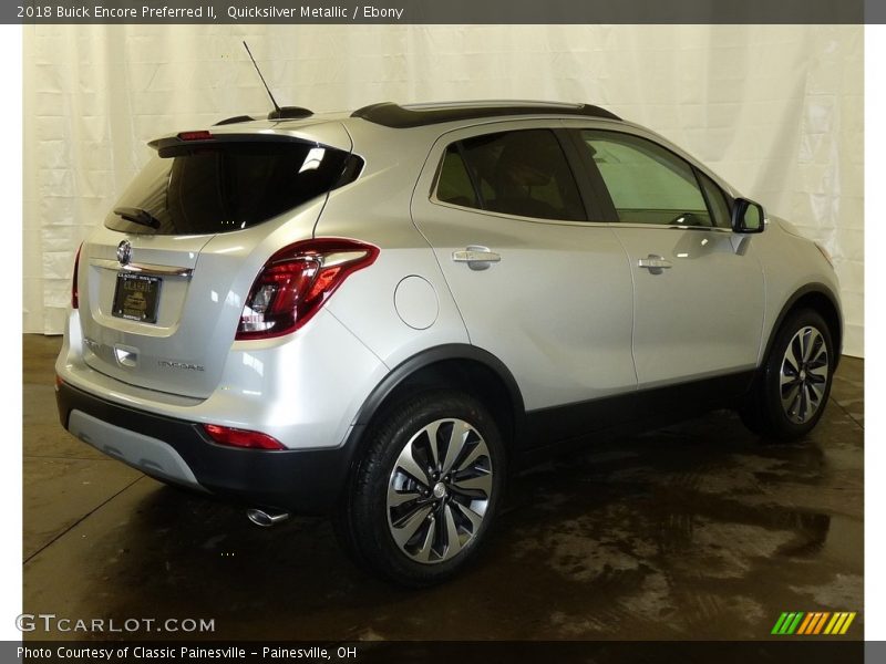 Quicksilver Metallic / Ebony 2018 Buick Encore Preferred II