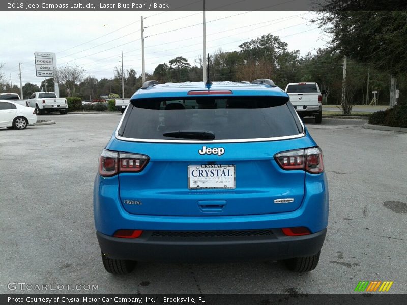 Laser Blue Pearl / Black 2018 Jeep Compass Latitude