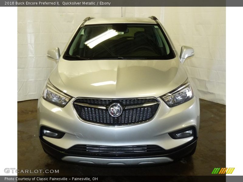 Quicksilver Metallic / Ebony 2018 Buick Encore Preferred II