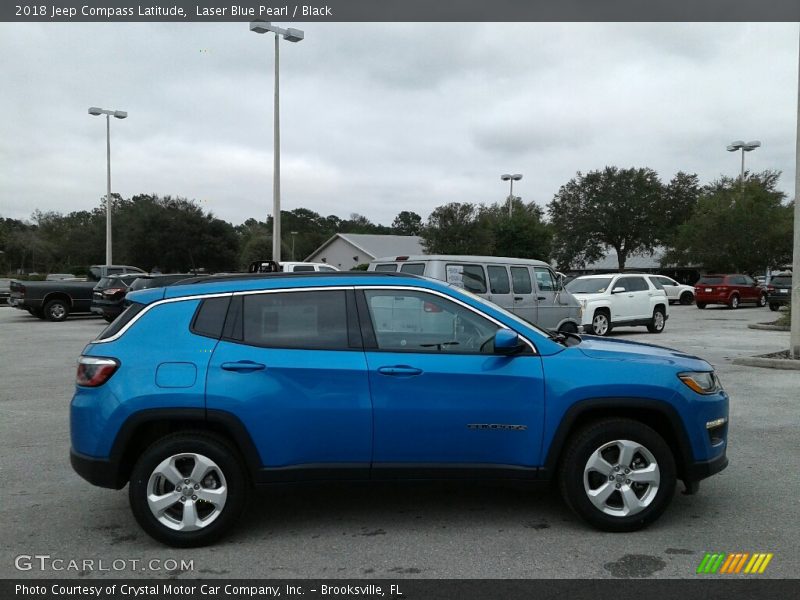 Laser Blue Pearl / Black 2018 Jeep Compass Latitude