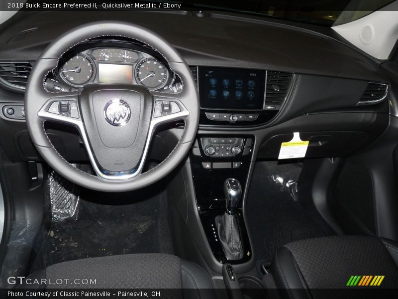 Quicksilver Metallic / Ebony 2018 Buick Encore Preferred II