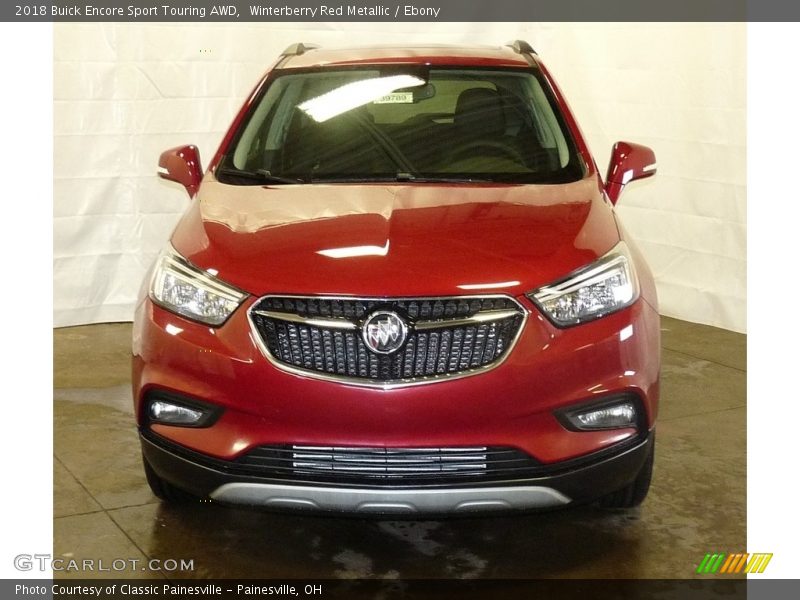 Winterberry Red Metallic / Ebony 2018 Buick Encore Sport Touring AWD