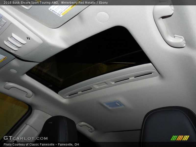 Winterberry Red Metallic / Ebony 2018 Buick Encore Sport Touring AWD