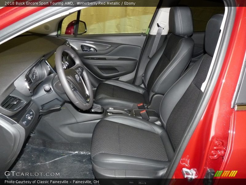 Winterberry Red Metallic / Ebony 2018 Buick Encore Sport Touring AWD