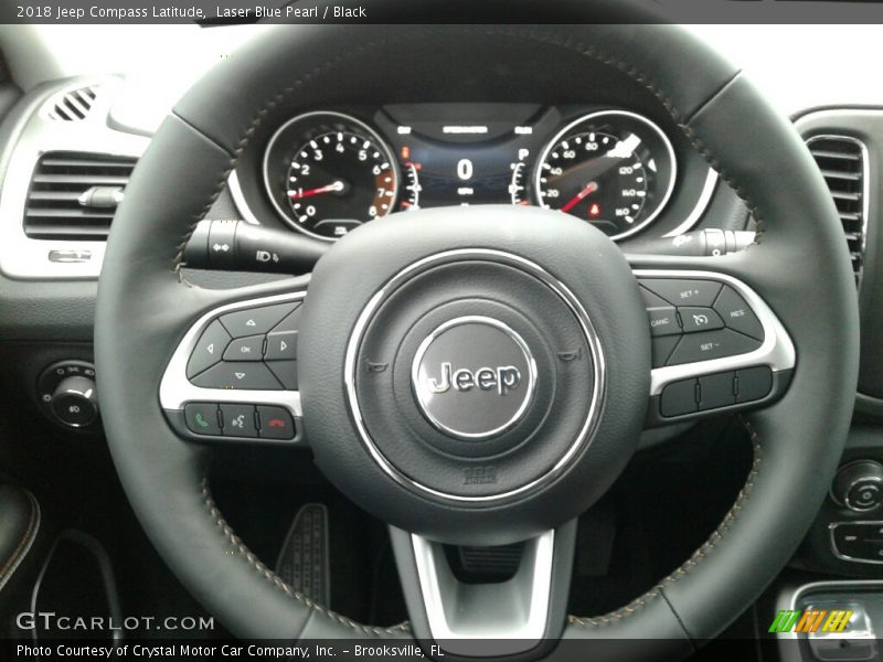 Laser Blue Pearl / Black 2018 Jeep Compass Latitude